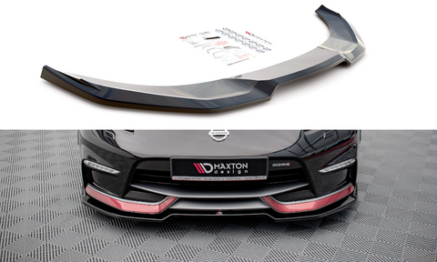 Maxton Design - Front Splitter V.3 Nissan 370Z Nismo Facelift Front Spoiler Maxton Design royalty-bespoke.myshopify.com 