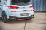 Maxton Design - Rear Side Splitters + Flaps V.6 Hyundai I30N MK3 Hatchback