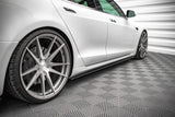 Maxton Design - Side Skirts Diffusers Tesla Model S (Facelift)