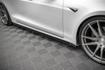 Maxton Design - Side Skirts Diffusers Tesla Model S (Facelift)