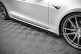 Maxton Design - Side Skirts Diffusers Tesla Model S (Facelift)