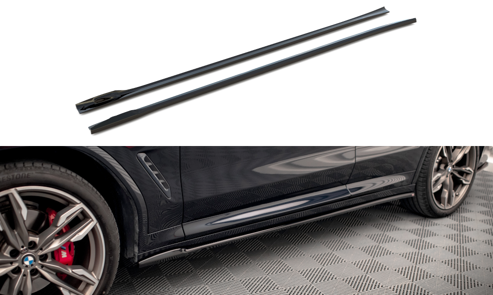 Maxton Design - Side Skirts Diffusers V.2 BMW X3 M40D/M40i/M-Pack G01 ...