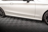 Maxton Design - Side Skirts Diffusers Mercedes Benz C-Class Coupe AMG-Line C205 (Facelift)