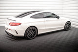 Maxton Design - Side Skirts Diffusers Mercedes Benz C-Class Coupe AMG-Line C205 (Facelift)