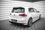 Maxton Design - Street Pro Rear Side Splitters + Flaps Volkswagen Golf R MK7