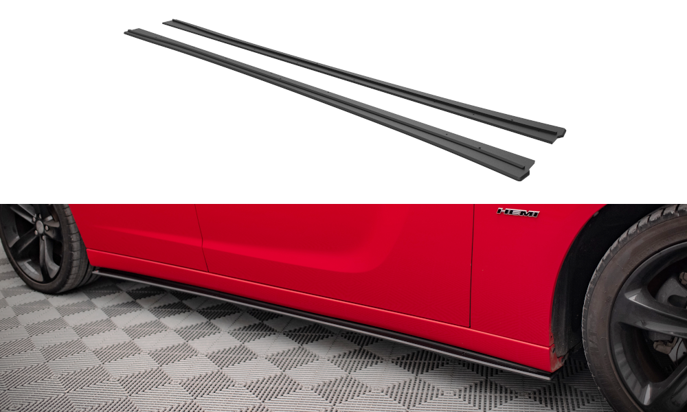 Maxton Design - Street Pro Side Skirts Diffusers Dodge Charger RT MK7 ...