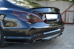 Maxton Design - Central Rear Splitter (with vertical bars) Mercedes Benz CLS-Class C218 AMG-Line