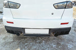 Maxton Design - Central Rear Splitter (with vertical bars) Mitsubishi Lancer EVO X