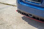 Maxton Design - Central Rear Splitter V.2 Subaru Impreza WRX STI MK4