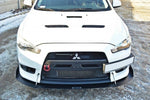 Maxton Design - Racing Front Splitter V.1 Mitsubishi Lancer EVO X