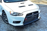 Maxton Design - Racing Front Splitter V.2 Mitsubishi Lancer EVO X