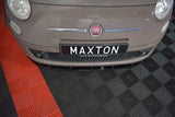 Maxton Design - Front Splitter V.1 Fiat 500 Hatchback (Pre-Facelift)