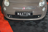 Maxton Design - Front Splitter V.2 Fiat 500 Hatchback (Pre-Facelift) Front Spoiler Maxton Design royalty-bespoke.myshopify.com 