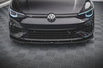 Maxton Design - Front Splitter V.1 Volkswagen Golf R MK8