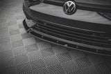 Maxton Design - Front Splitter V.2 Volkswagen Golf R MK8
