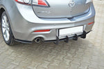 Maxton Design - Rear Diffuser + Side Splitters Mazda 3 MK2 Sport (Pre-Facelift)