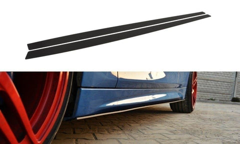 Maxton Design - Racing Side Skirts Diffusers BMW Series 4 Coupe / Gran Coupe / Cabrio M-Pack F32 / F36 / F33