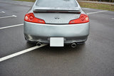 Maxton Design - Rear Side Splitters Infiniti G35 Coupe