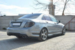 Maxton Design - Rear Side Splitters Mercedes Benz C-Class Sedan/Estate AMG-Line W204/S204