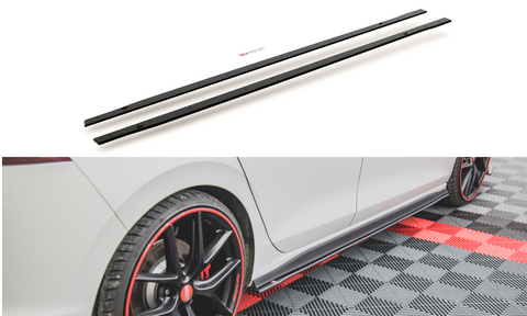 Maxton Design - Racing Durability Side Skirts Diffusers Volkswagen Golf GTI / GTI Clubsport / GTE / R-Line MK8