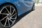 Maxton Design - Side Skirts Diffusers Mercedes Benz A-Class W176 AMG-Line (Pre-Facelift)