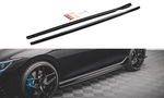 Maxton Design - Side Skirts Diffusers V.2 Volkswagen Golf R MK8