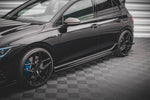 Maxton Design - Side Skirts Diffusers V.2 Volkswagen Golf R MK8