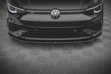 Maxton Design - Street Pro Front Splitter Volkswagen Golf R MK8
