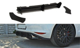 Maxton Design - Rear Diffuser + Rear Side Splitters Volkswagen Golf GTI MK7