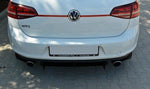 Maxton Design - Rear Diffuser + Rear Side Splitters Volkswagen Golf GTI MK7