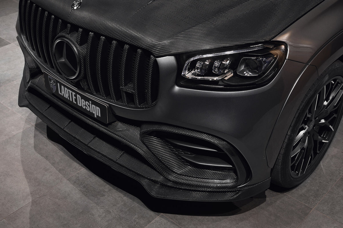 Larte Design - Front Bumper Overlay Mercedes Benz GLS63/S AMG X167 ...